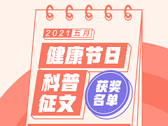 【5月健康节日征文】获奖医生公布